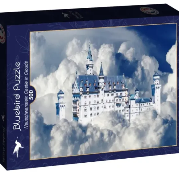 Neuschwanstein Castle in Clouds