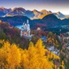Neuschwanstein en Automne