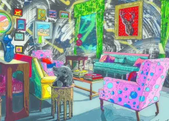 Norman O'Flynn - Home Room with Deer