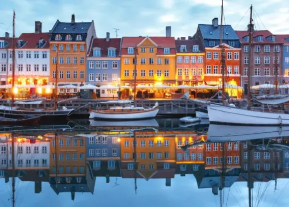 Nyhavn à la Tombée de la Nuit - Copenhague