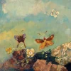 Odilon Redon - Papillons, 1910