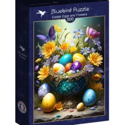 Oeufs de Pâques et Fleurs