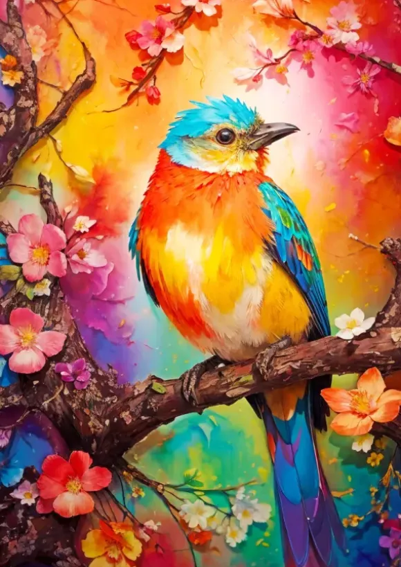 Oiseau Coloré