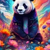 Panda Coloré