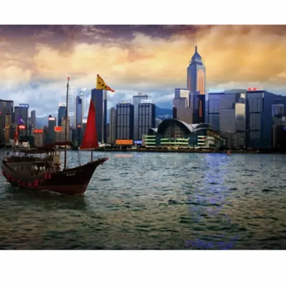 Paysages Nocturnes - Hong-Kong : Baie de Hong-Kong