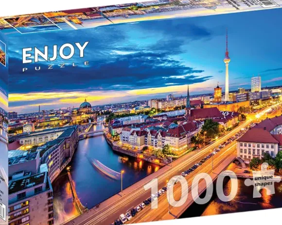 Paysage Urbain de Berlin la Nuit