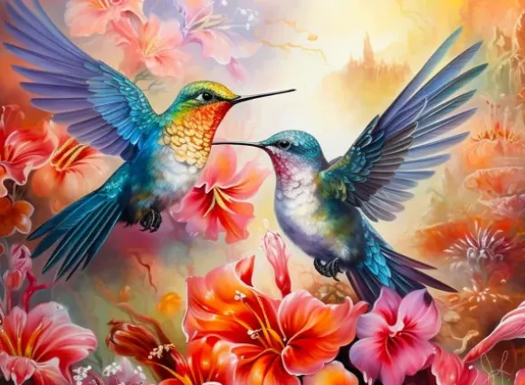 Pièces XXL - Amour Des Colibris