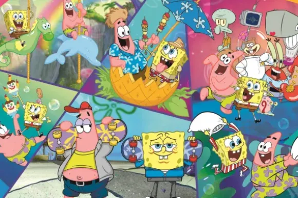 Pièces XXL - Bob L'Éponge En Bas De Bikini - Viacom Spongebob