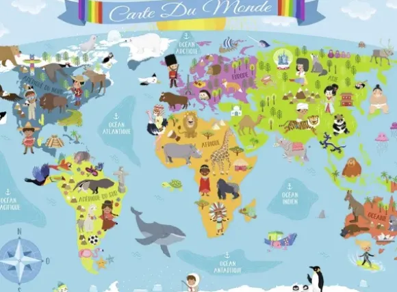 Pièces XXL - Carte du Monde