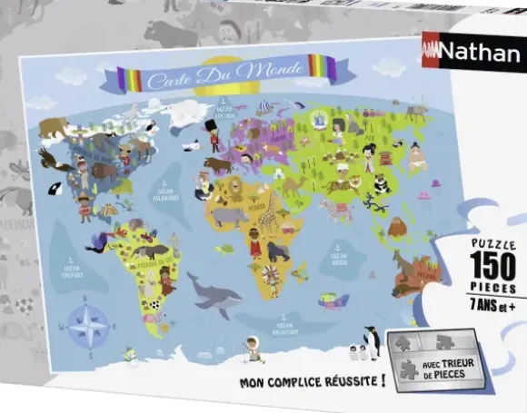 Pièces XXL - Carte du Monde