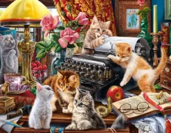 Pièces XXL - Chatons dans le Bureau de l'Écrivain