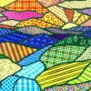Pièces XXL - Coucher de Soleil dans les Appalaches en Patchwork