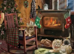 Pièces XXL - Kittens by the Stove