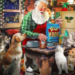 Pièces XXL - Le Père Noël et ses Animaux