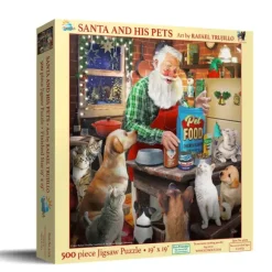 Pièces XXL - Le Père Noël et ses Animaux