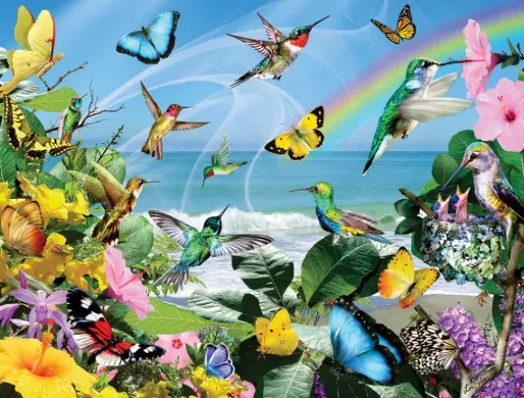 Pièces XXL - Lori Schory - Colibris à la plage