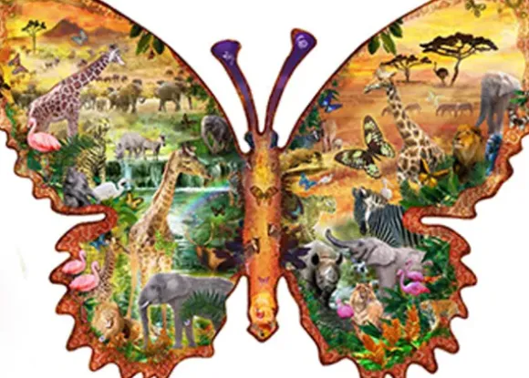 Pièces XXL - Papillon Africain