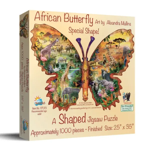 Pièces XXL - Papillon Africain