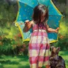 Pièces XXL - The Teal Umbrella