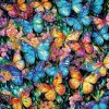 Pièces XXL - Vitrail Papillons