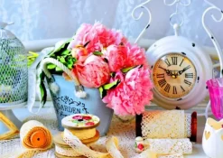 Pink Peony Flowers