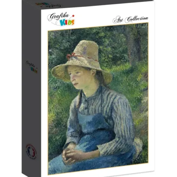 Pissarro Camille - Camille Pissarro : Jeune Paysanne avec un Chapeau de Paille, 1881