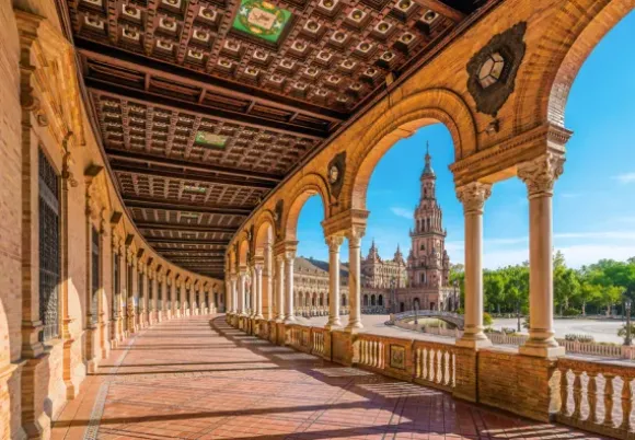 Place de l'Espagne, Séville, Espagne