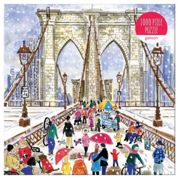 Pont de Brooklyn - Puzzle de 1000 Pièces dans une Boîte Carrée