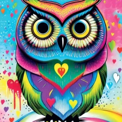 Pop-art Owl