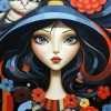 Portrait Women And Animals