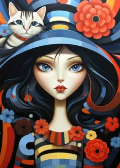 Portrait Women And Animals