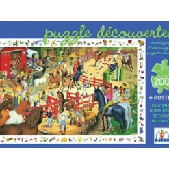 Poster et jeu d'observation : Equitation