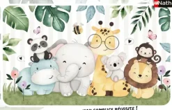Puzzle Cadre - Animaux Tout Doux