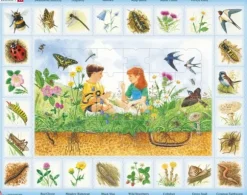 Puzzle Cadre - Apprendre l'Anglais : Dans le Pré (en Anglais)