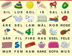 Puzzle Cadre - Apprendre à Lire (en Norvégien)
