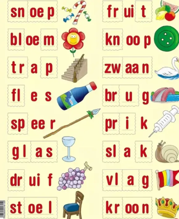 Puzzle Cadre - Apprendre à lire le Néerlandais 5