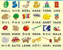 Puzzle Cadre - Apprendre à Lire l'Estonien (en Estonien)