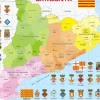 Puzzle Cadre - Carte de la Catalogne (en Catalan)