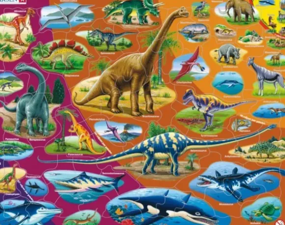 Puzzle Cadre - Dinosaures (en Hollandais)