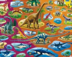 Puzzle Cadre - Dinosaures (en Russe)