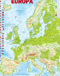 Puzzle Cadre - Europe (en Hollandais)