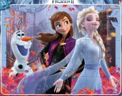 Puzzle Cadre - La Reine des Neiges II