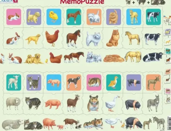 Puzzle Cadre - MemoPuzzle: Duo Mère et Bébé Animal
