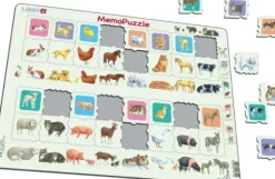 Puzzle Cadre - MemoPuzzle: Duo Mère et Bébé Animal