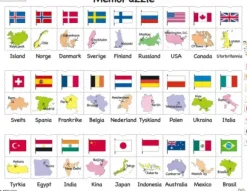 Puzzle Cadre - MemoPuzzle (en Norvégien)