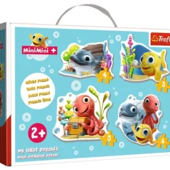 Puzzle Cadre - 4 Puzzles - Baby Classic Fish MiniMini