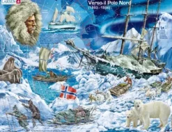 Puzzle Cadre - Verso il Polo Nord (en italien)