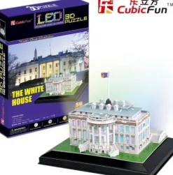 Puzzle 3D avec LED - Washington : La Maison Blanche