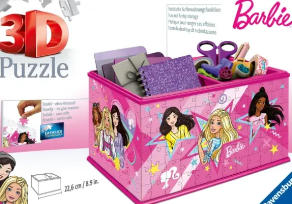 Puzzle 3D - Boite de Rangement - Barbie