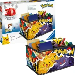 Puzzle 3D - Boite de Rangement - Pokémon